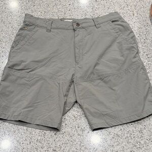 Eddie Bauer Workwear Men's Lightweight Stretch Shorts Gray Size 34x9